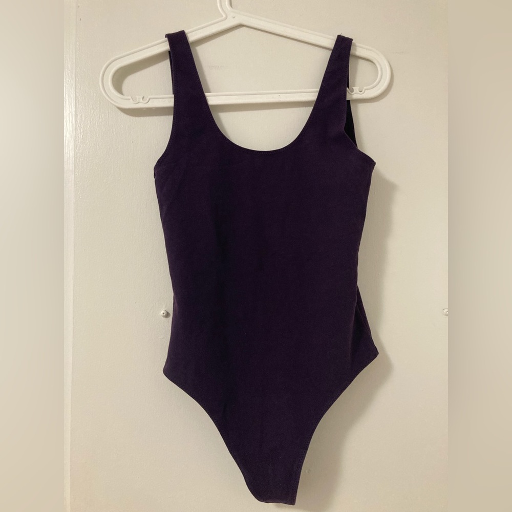 Dark Purple Wilfred Free Bodysuit